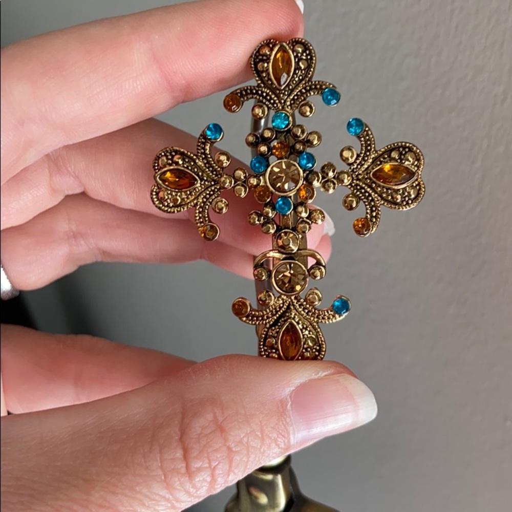 Decorative Cross purse hook